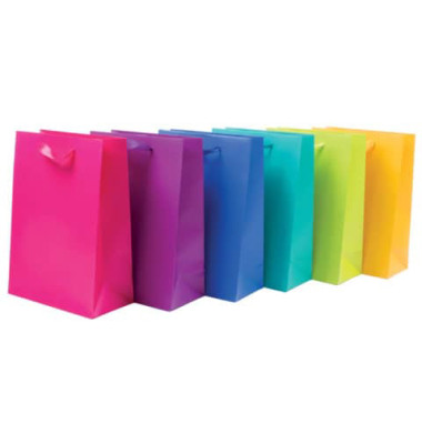 Geschenktasche 55996 Geschenktragetasche | 20x28x9,8cm, allgemein, Schleifenband, uni, 20cm x 28cm